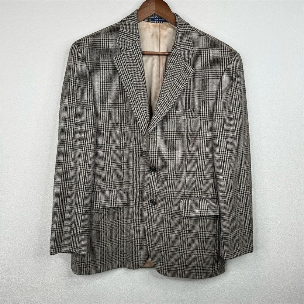 Ralph Lauren Men's Plaid Sport‎ Coat Blazer 38S